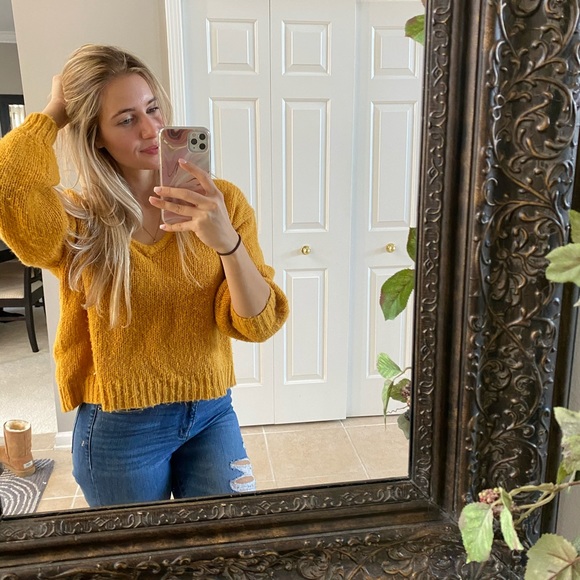 Madewell Sweaters - Madewell Mustard Wool Sweater